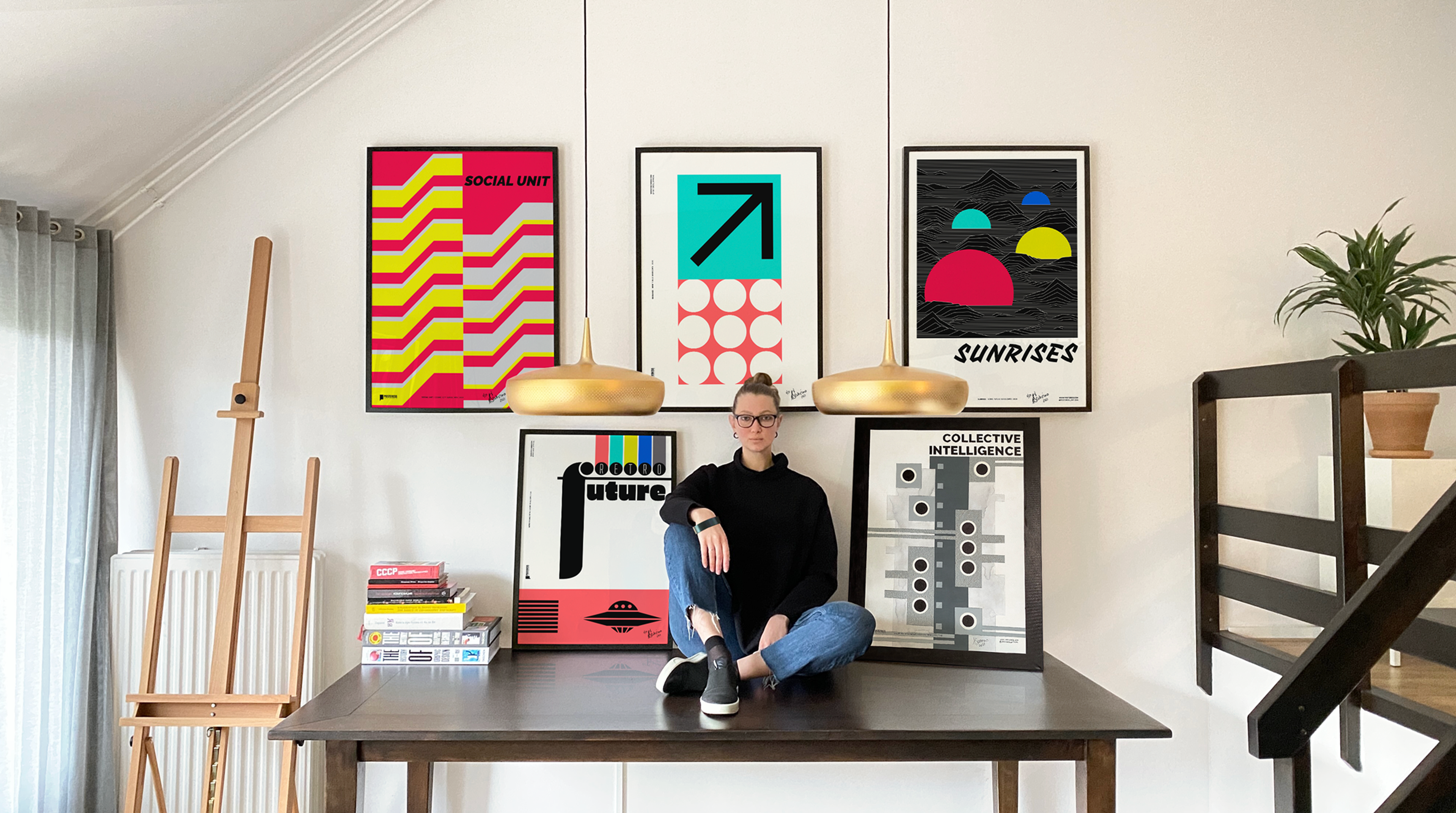 Posteress poster art studio by Angelina Severino